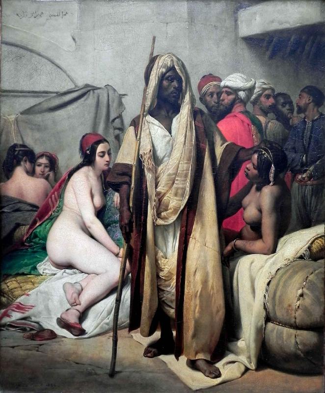 Horace Vernet Slave Market Sweden oil painting art